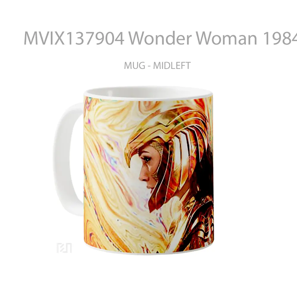 Mug Wonder Woman 1984 Poster V1 Gelas Superhero - All-side / Desain