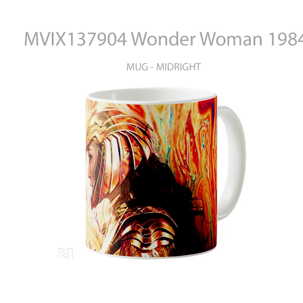 Mug Wonder Woman 1984 Poster V1 Gelas Superhero - All-side / Desain
