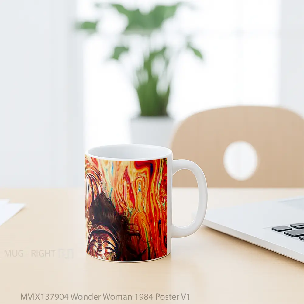 Mug Wonder Woman 1984 Poster V1 Gelas Superhero - All-side / Desain