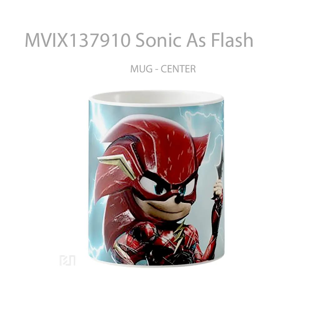 Mug Sonic As Flash Gelas Superhero
