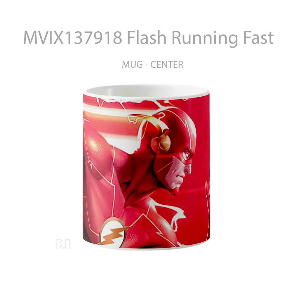 Mug Flash Running Fast Gelas Superhero