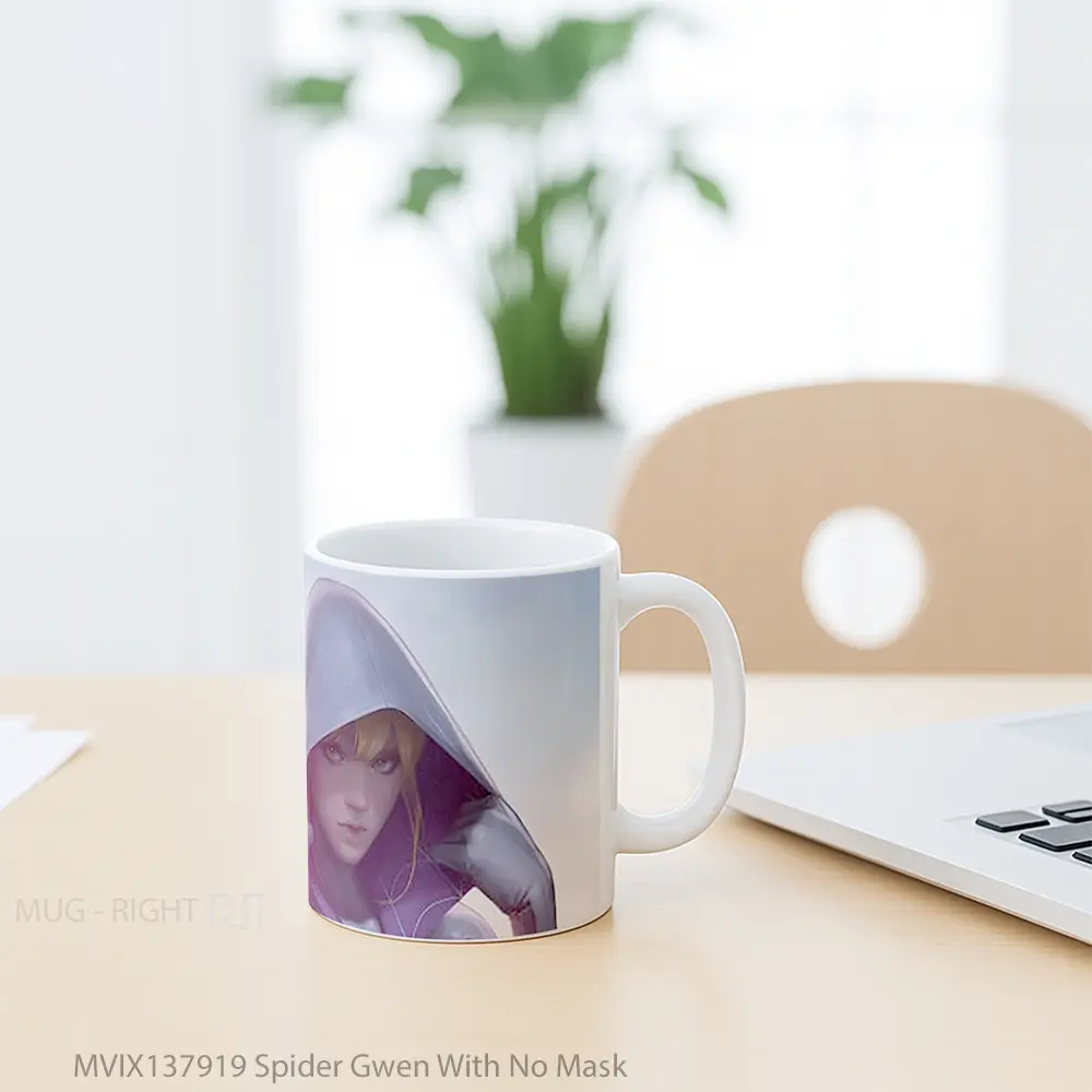 Mug Spider Gwen With No Mask Gelas Keramik Unik - All-side / Desain