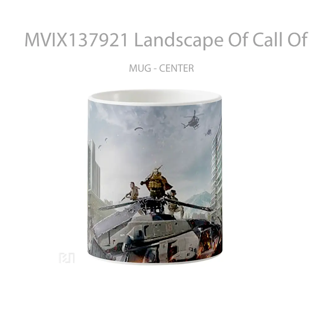 Mug Landscape Of Call Of Duty Warzone Cangkir Gamer