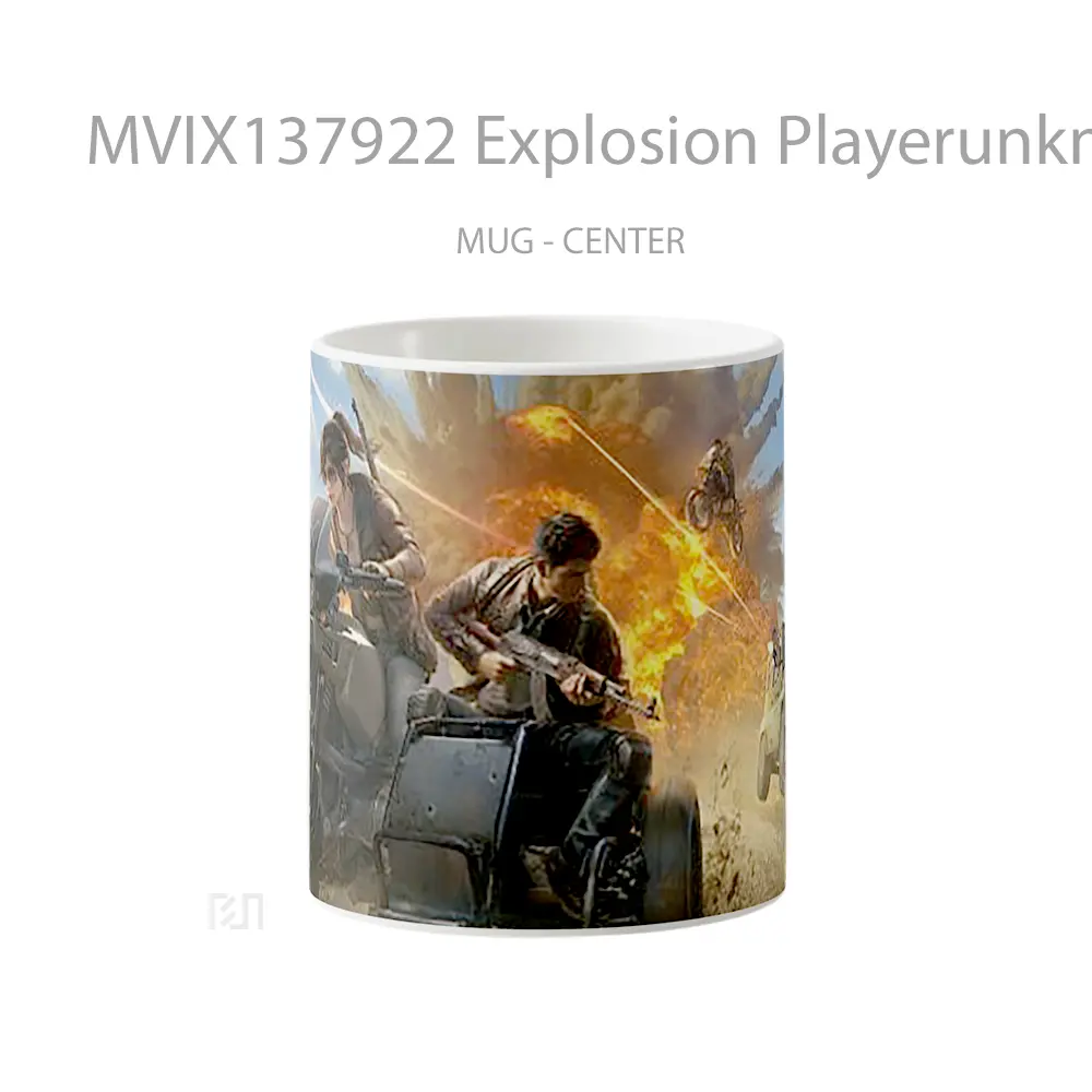Mug Explosion Playerunknown S Battleground Gelas Keramik Unik