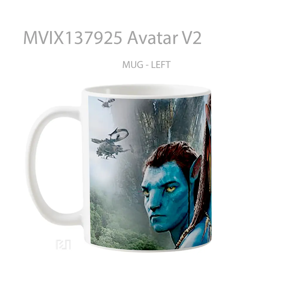 Mug Avatar V2 Gelas Film - All-side / Desain