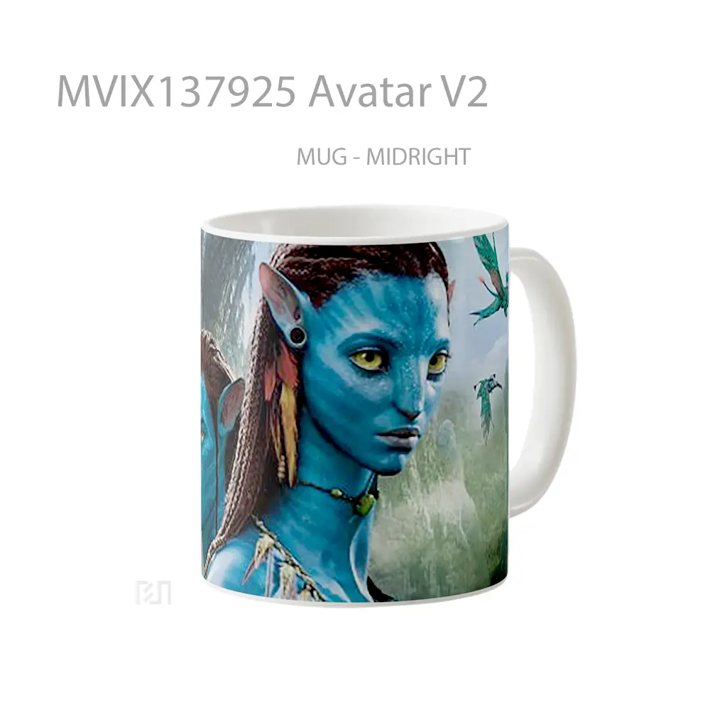 Mug Avatar V2 Gelas Film - All-side / Desain