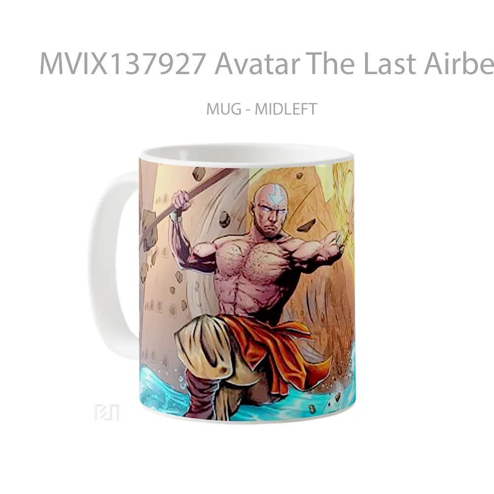 Mug Avatar The Last Airbender Fanart Gelas Film - All-side / Desain