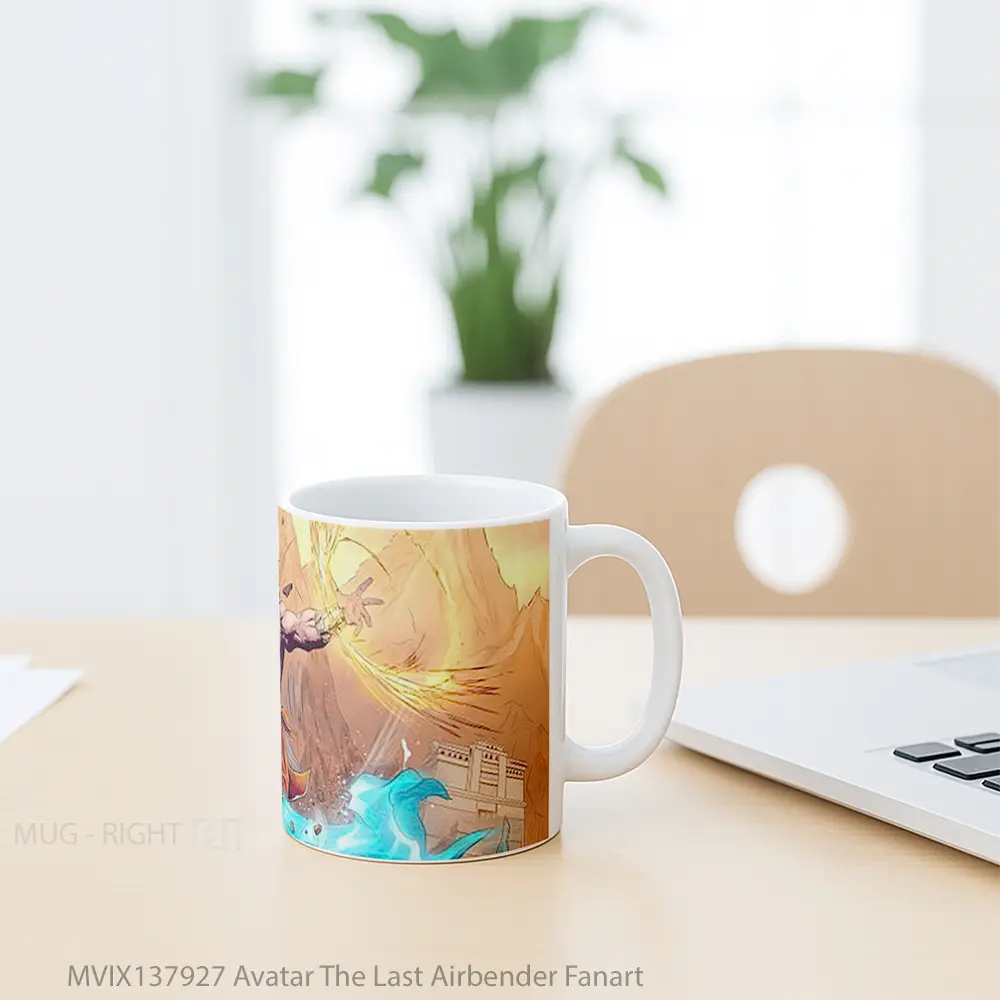 Mug Avatar The Last Airbender Fanart Gelas Film - All-side / Desain