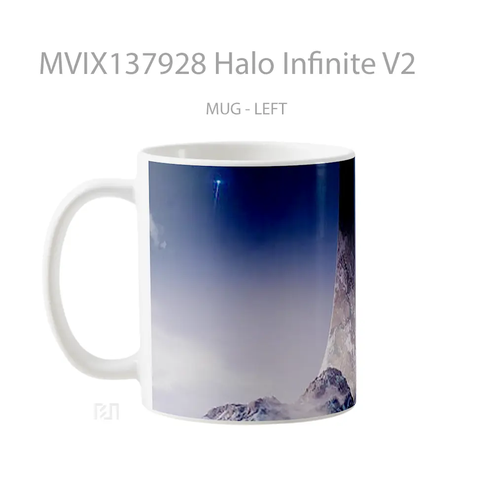 Mug Halo Infinite V2 Cangkir Gamer - All-side / Desain