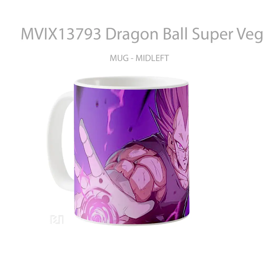 Mug Dragon Ball Super Vegeta Ultra Ego Cangkir Anime - All-side / Desain