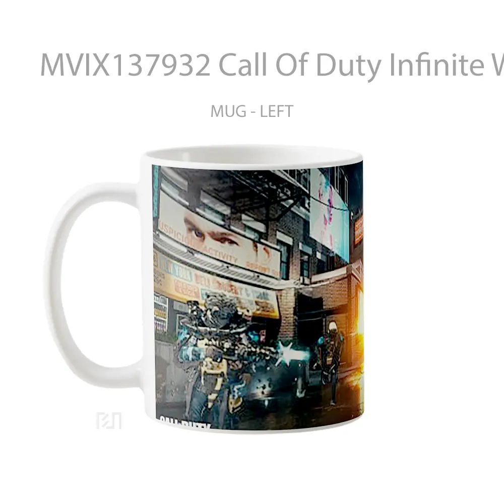 Mug Call Of Duty Infinite Warfare Sabotage Cangkir Gamer - All-side / Desain