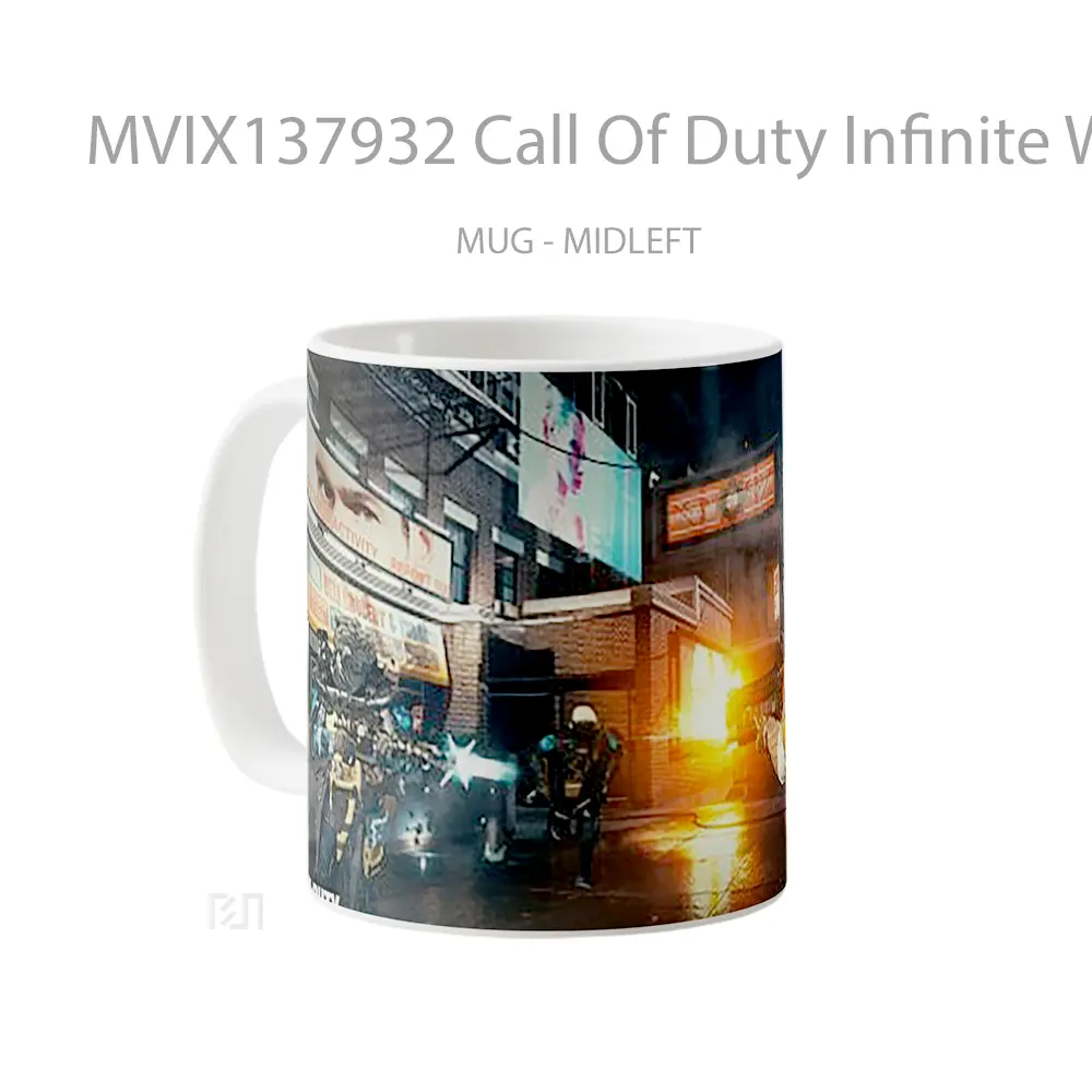 Mug Call Of Duty Infinite Warfare Sabotage Cangkir Gamer - All-side / Desain