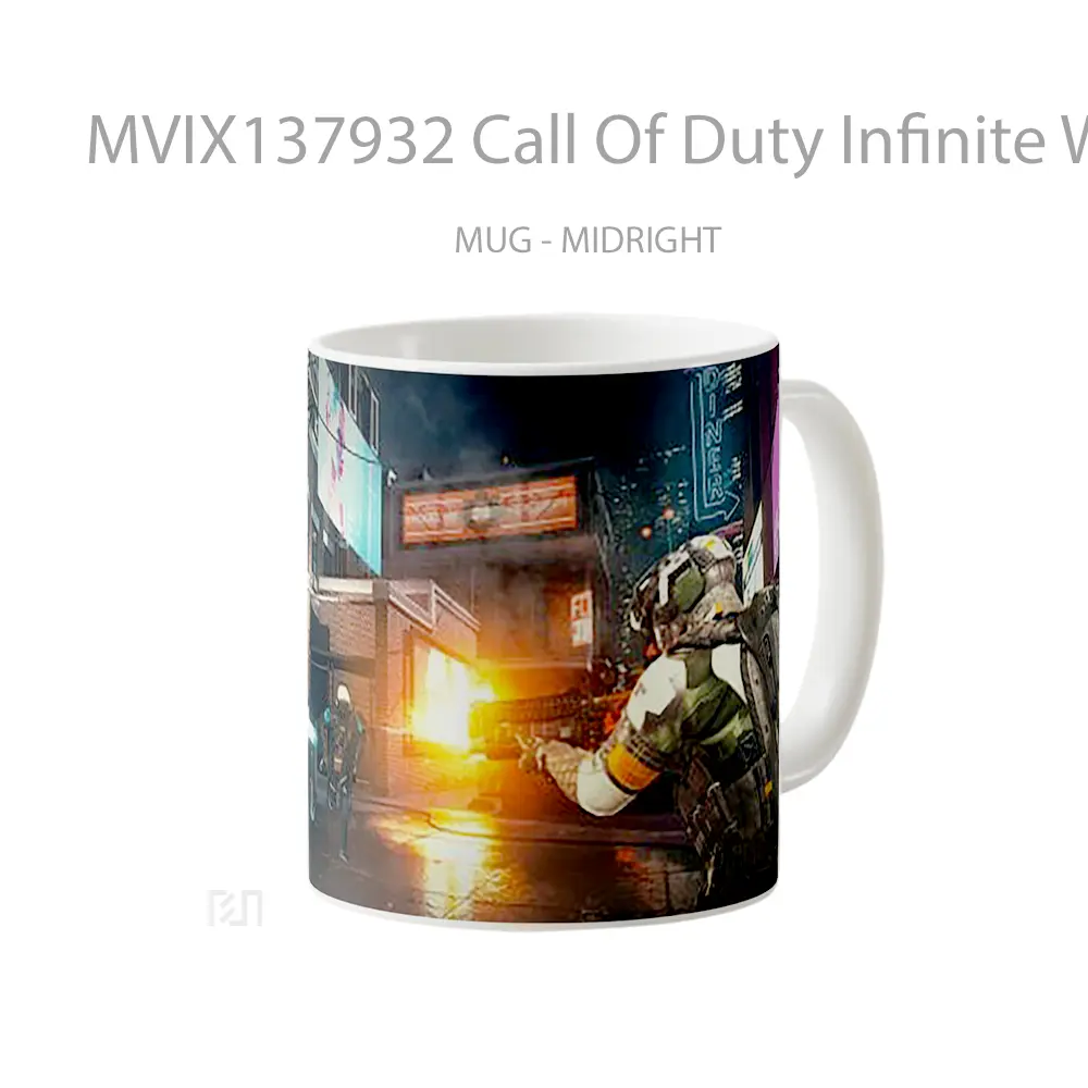 Mug Call Of Duty Infinite Warfare Sabotage Cangkir Gamer - All-side / Desain