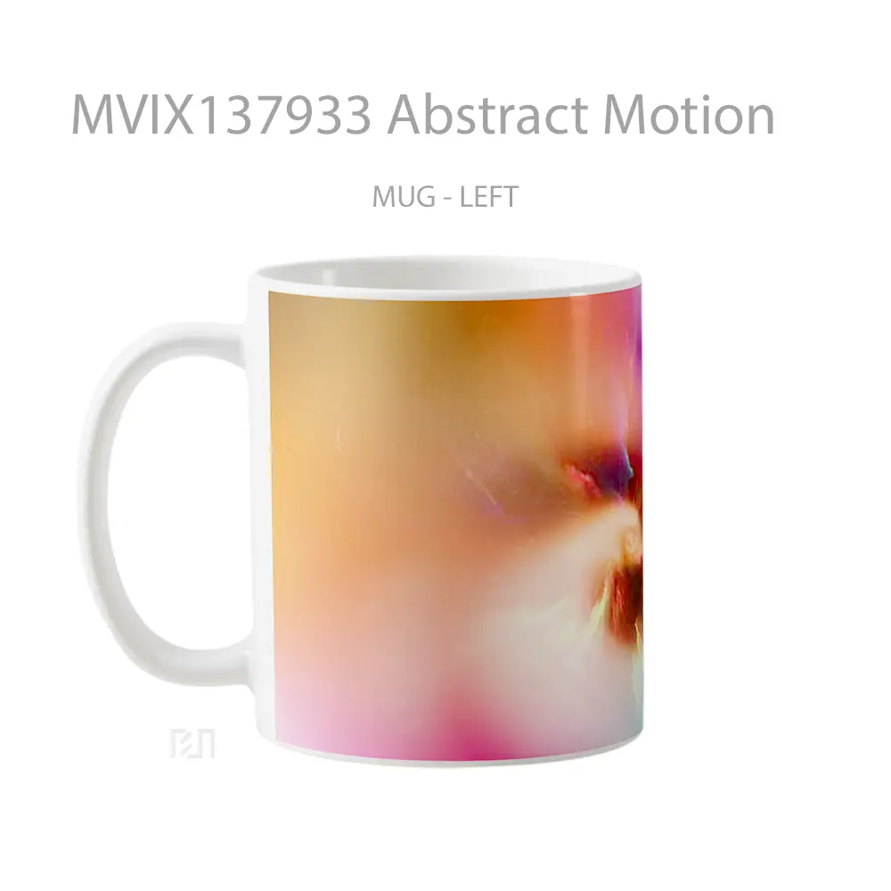 Mug Abstract Motion Gelas Seni Modern - All-side / Desain