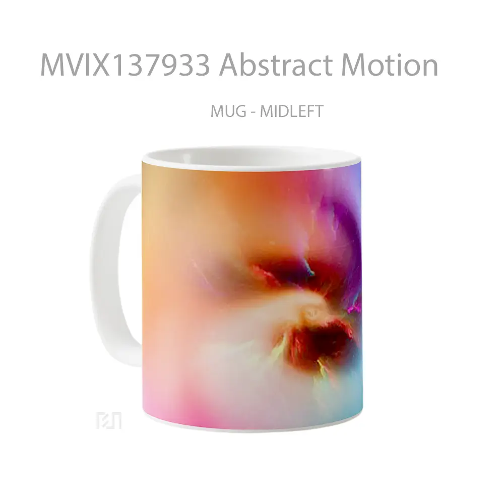 Mug Abstract Motion Gelas Seni Modern - All-side / Desain