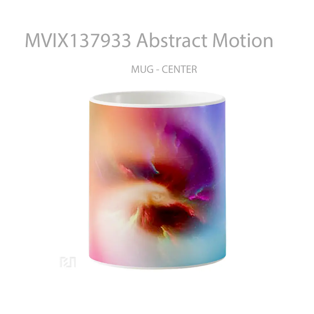 Mug Abstract Motion Gelas Seni Modern