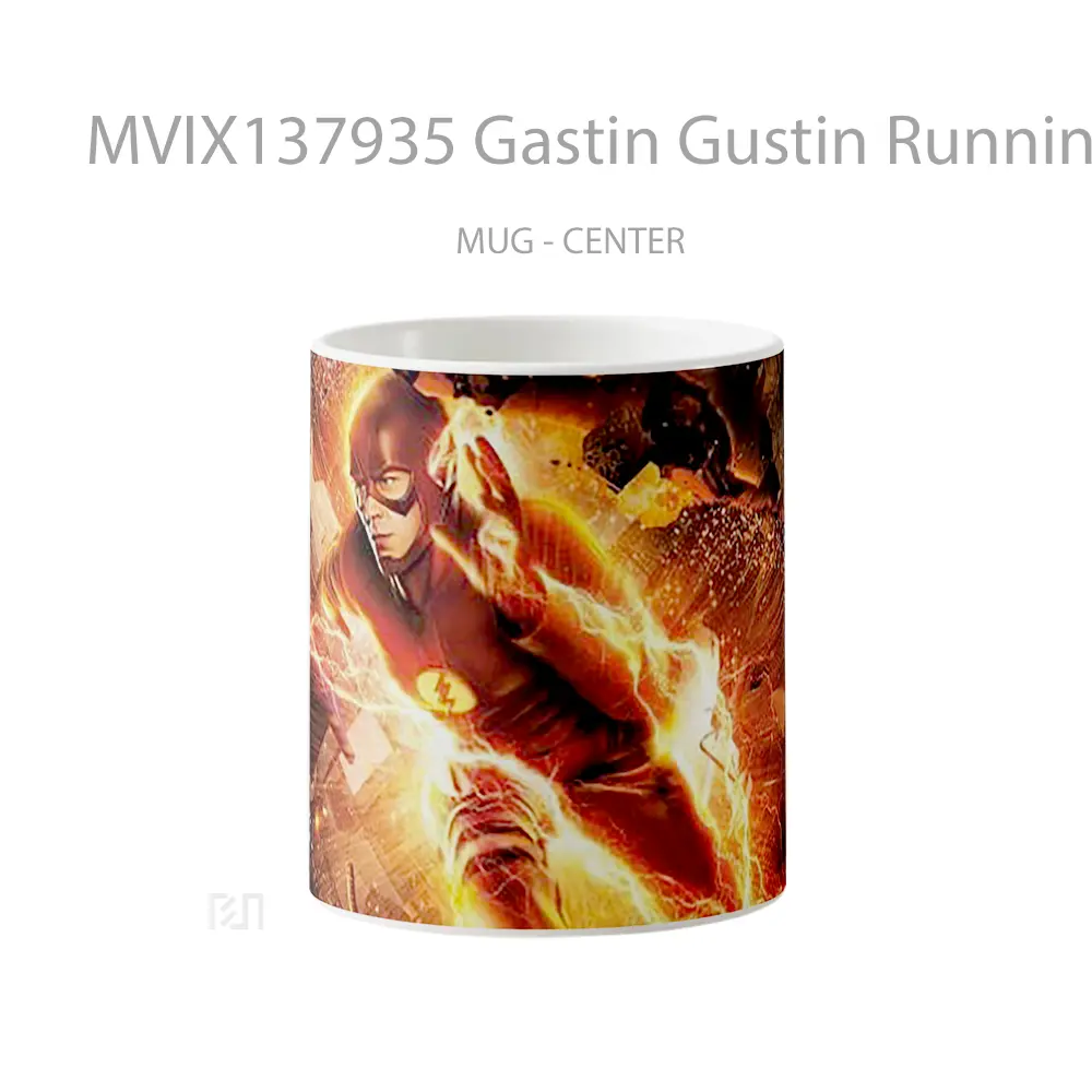 Mug Gastin Gustin Running As Flash Gelas Superhero