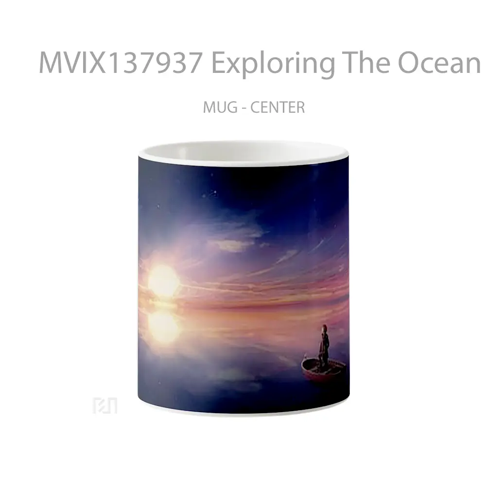 Mug Exploring The Ocean Gelas Pemandangan Alam