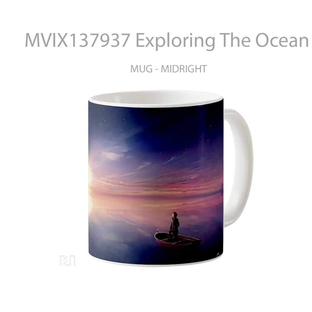 Mug Exploring The Ocean Gelas Pemandangan Alam - All-side / Desain
