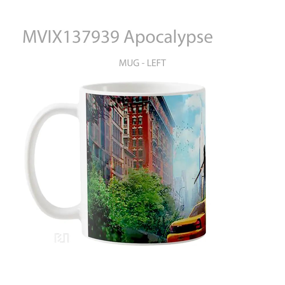 Mug Apocalypse Gelas Keramik Unik - All-side / Desain