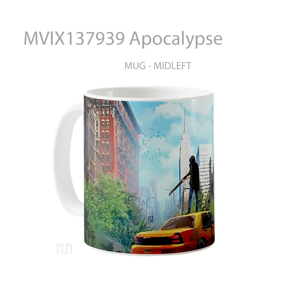 Mug Apocalypse Gelas Keramik Unik - All-side / Desain
