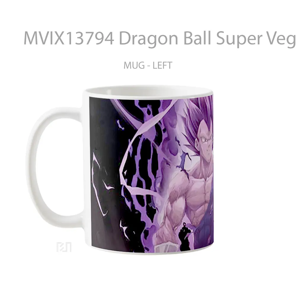 Mug Dragon Ball Super Vegeta Cangkir Anime - All-side / Desain