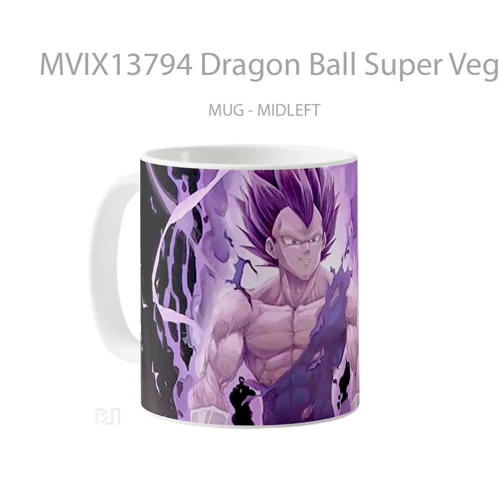 Mug Dragon Ball Super Vegeta Cangkir Anime - All-side / Desain