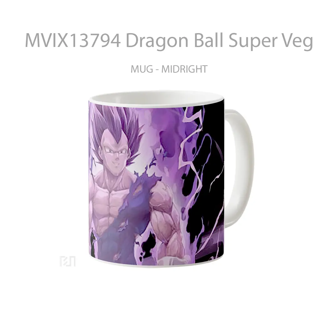 Mug Dragon Ball Super Vegeta Cangkir Anime - All-side / Desain