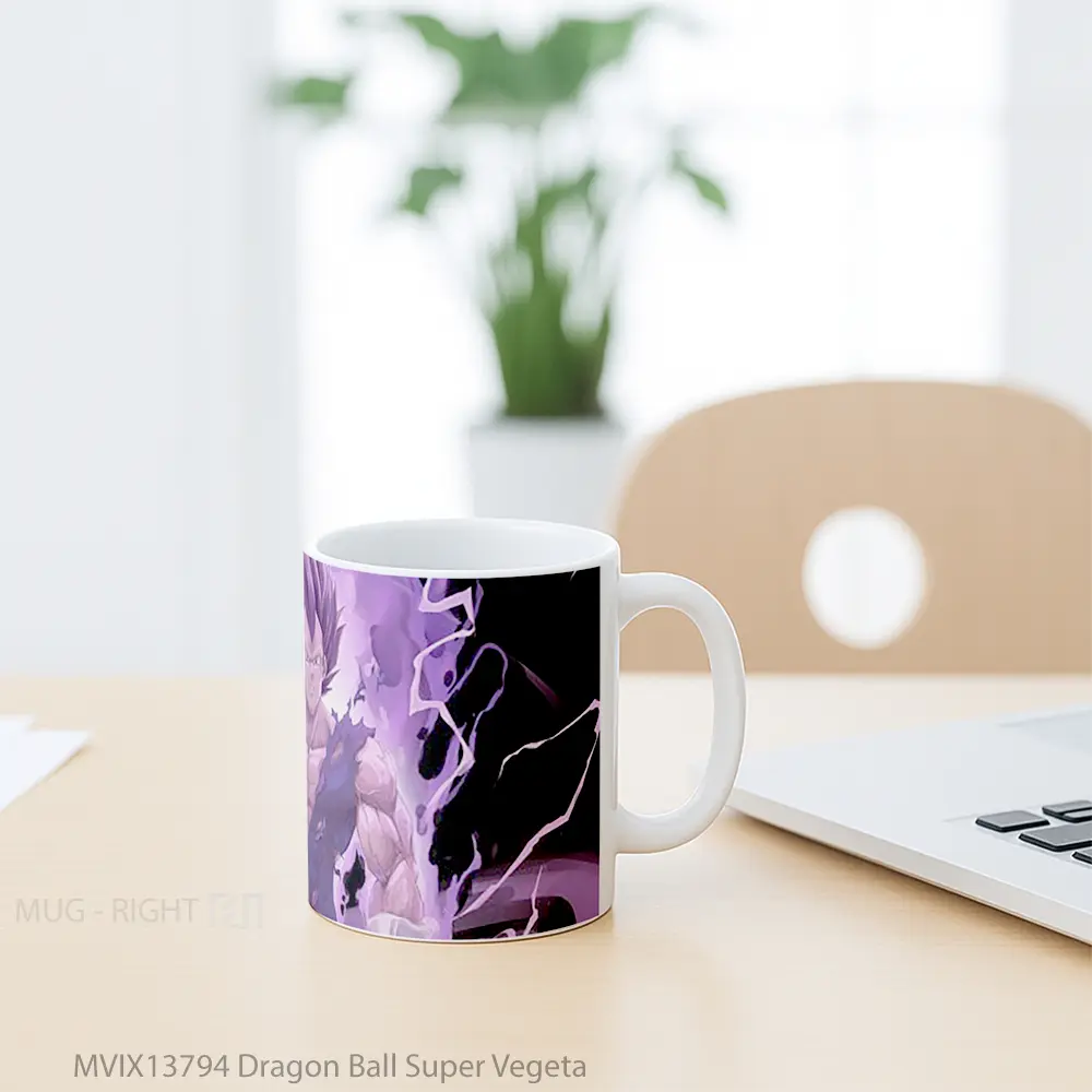 Mug Dragon Ball Super Vegeta Cangkir Anime - All-side / Desain