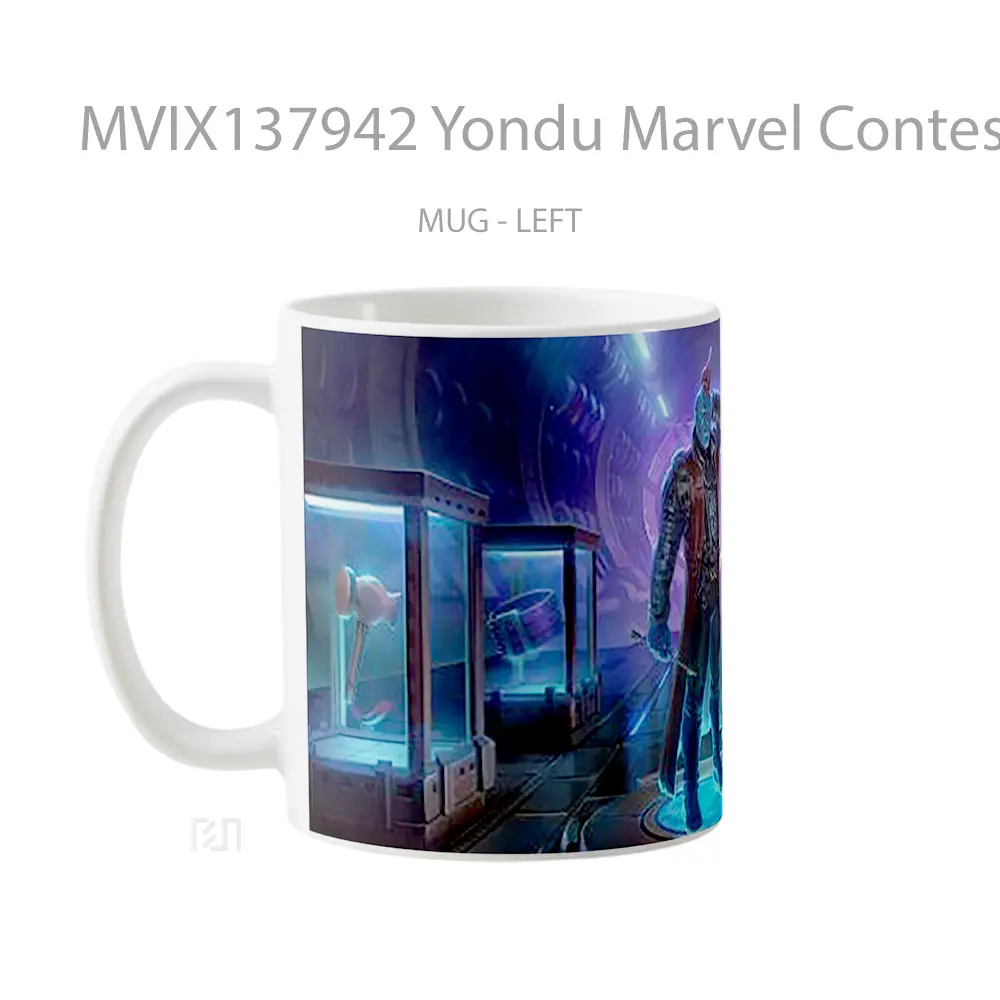 Mug Yondu Marvel Contest Of Champions Gelas Superhero - All-side / Desain