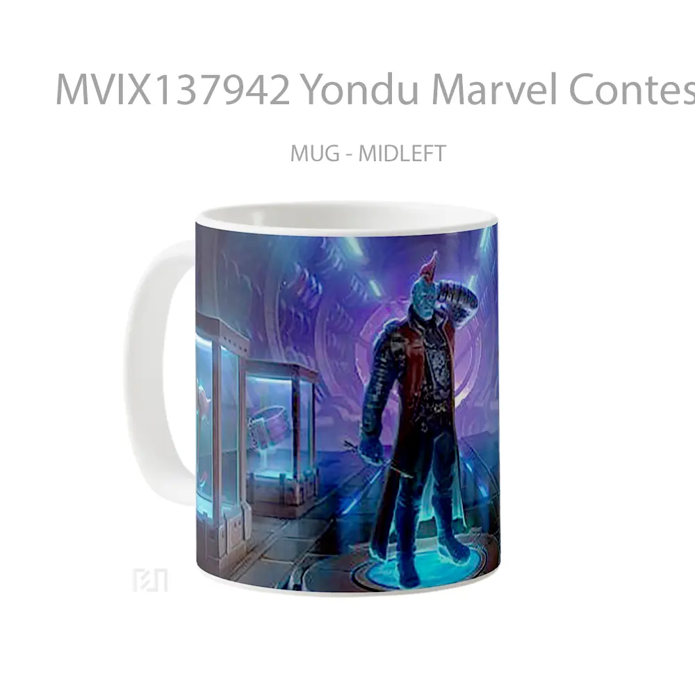 Mug Yondu Marvel Contest Of Champions Gelas Superhero - All-side / Desain