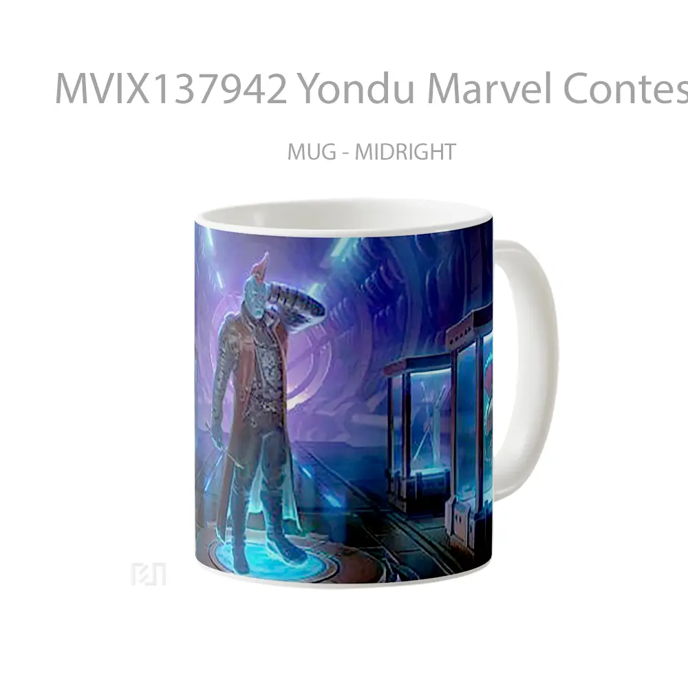 Mug Yondu Marvel Contest Of Champions Gelas Superhero - All-side / Desain