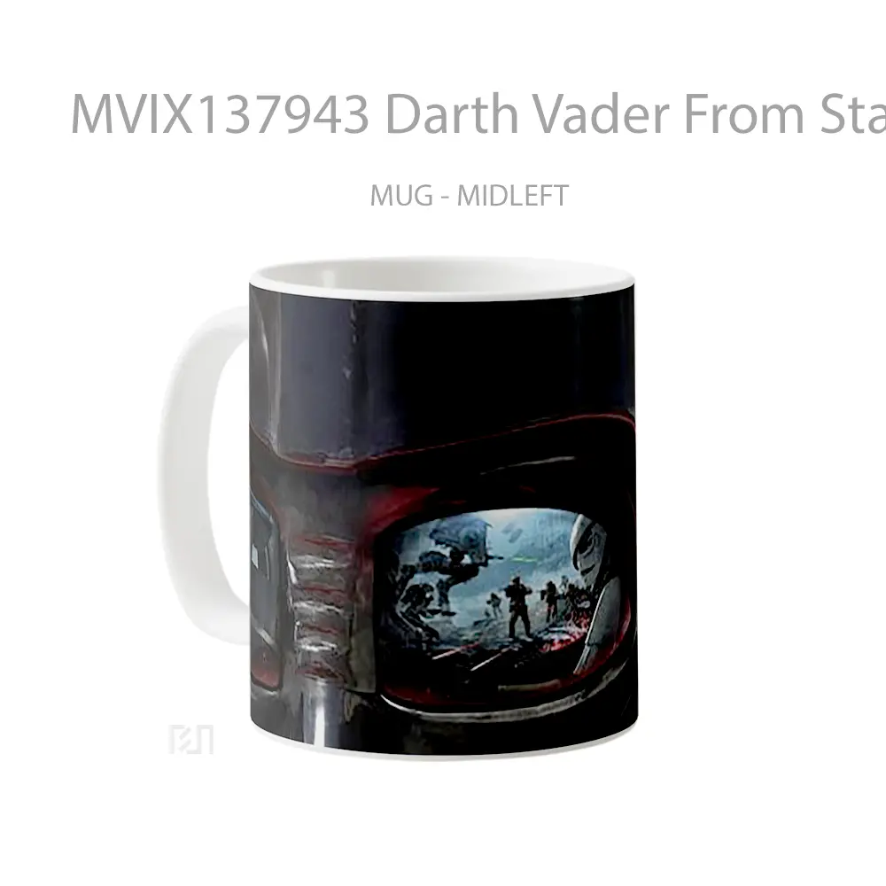 Mug Darth Vader From Star Wars Battlefront Gelas Star Wars - Tampak Tengah