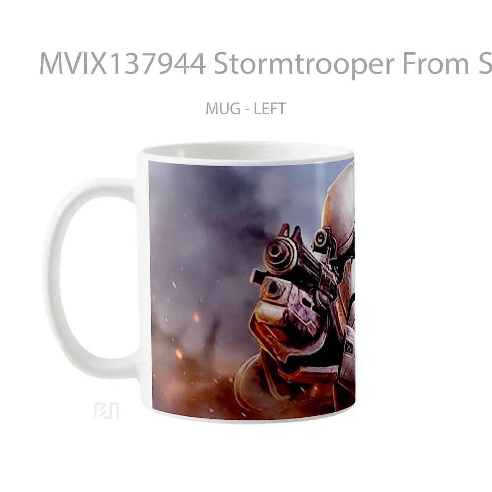 Mug Stormtrooper From Star Wars Battlefront Gelas Star Wars - Tampak Tengah