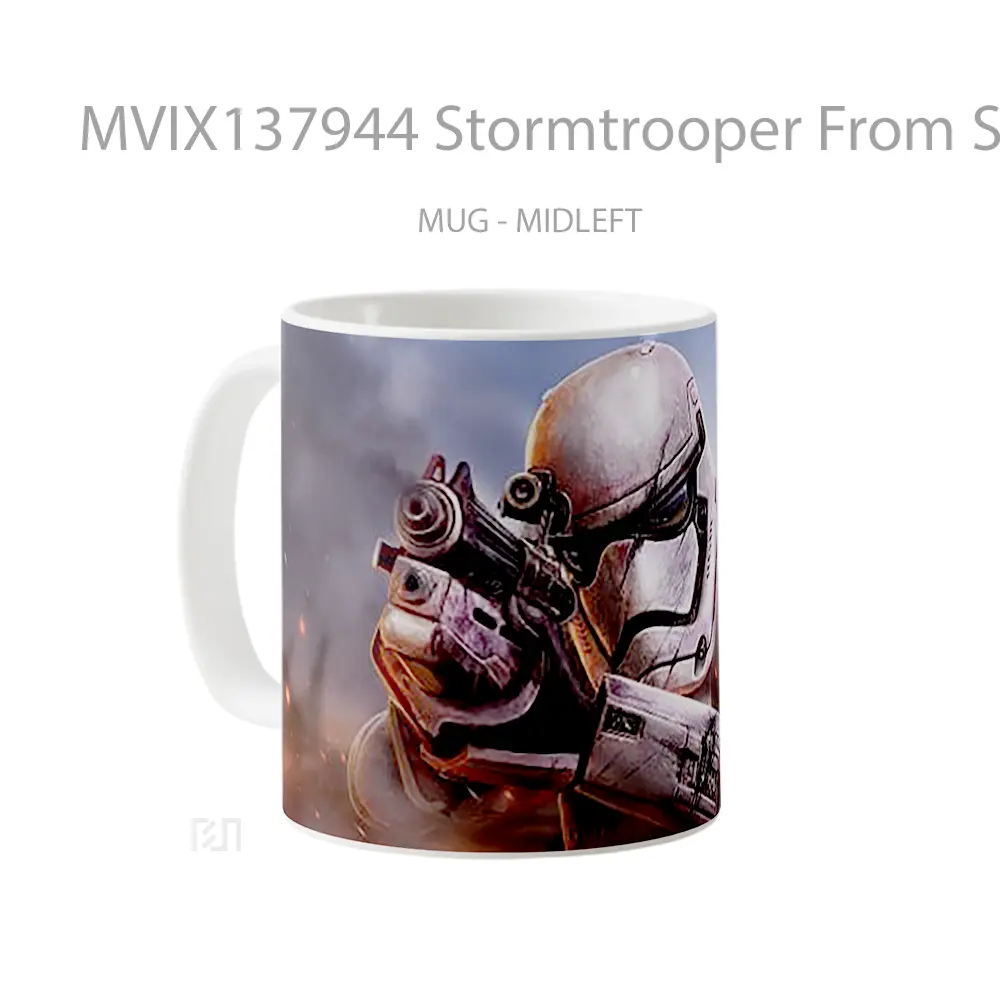 Mug Stormtrooper From Star Wars Battlefront Gelas Star Wars - Tampak Tengah