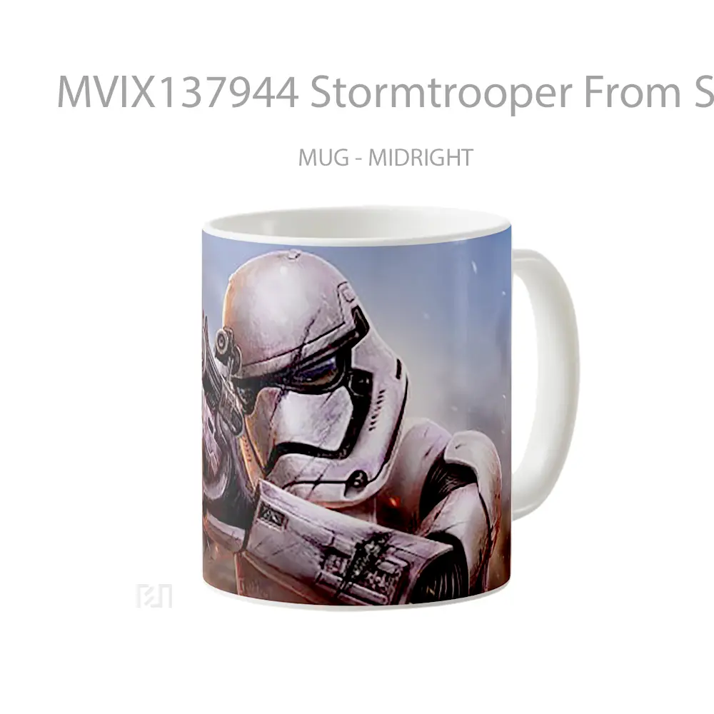 Mug Stormtrooper From Star Wars Battlefront Gelas Star Wars - Tampak Tengah