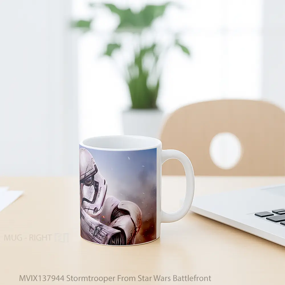Mug Stormtrooper From Star Wars Battlefront Gelas Star Wars - Tampak Tengah