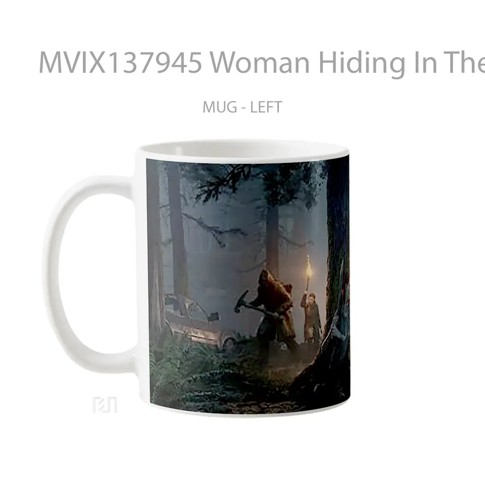 Mug Woman Hiding In The Last Of Us Gelas Keramik Unik - All-side / Desain