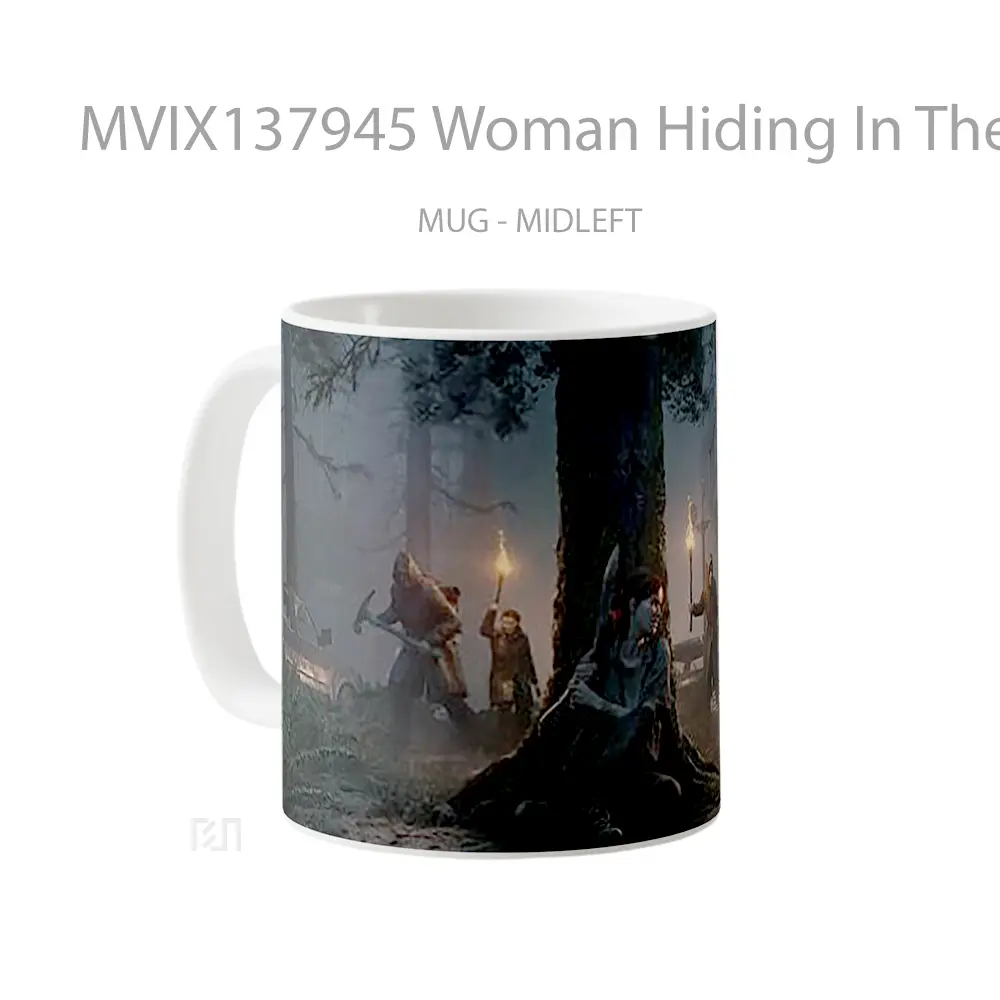 Mug Woman Hiding In The Last Of Us Gelas Keramik Unik - All-side / Desain