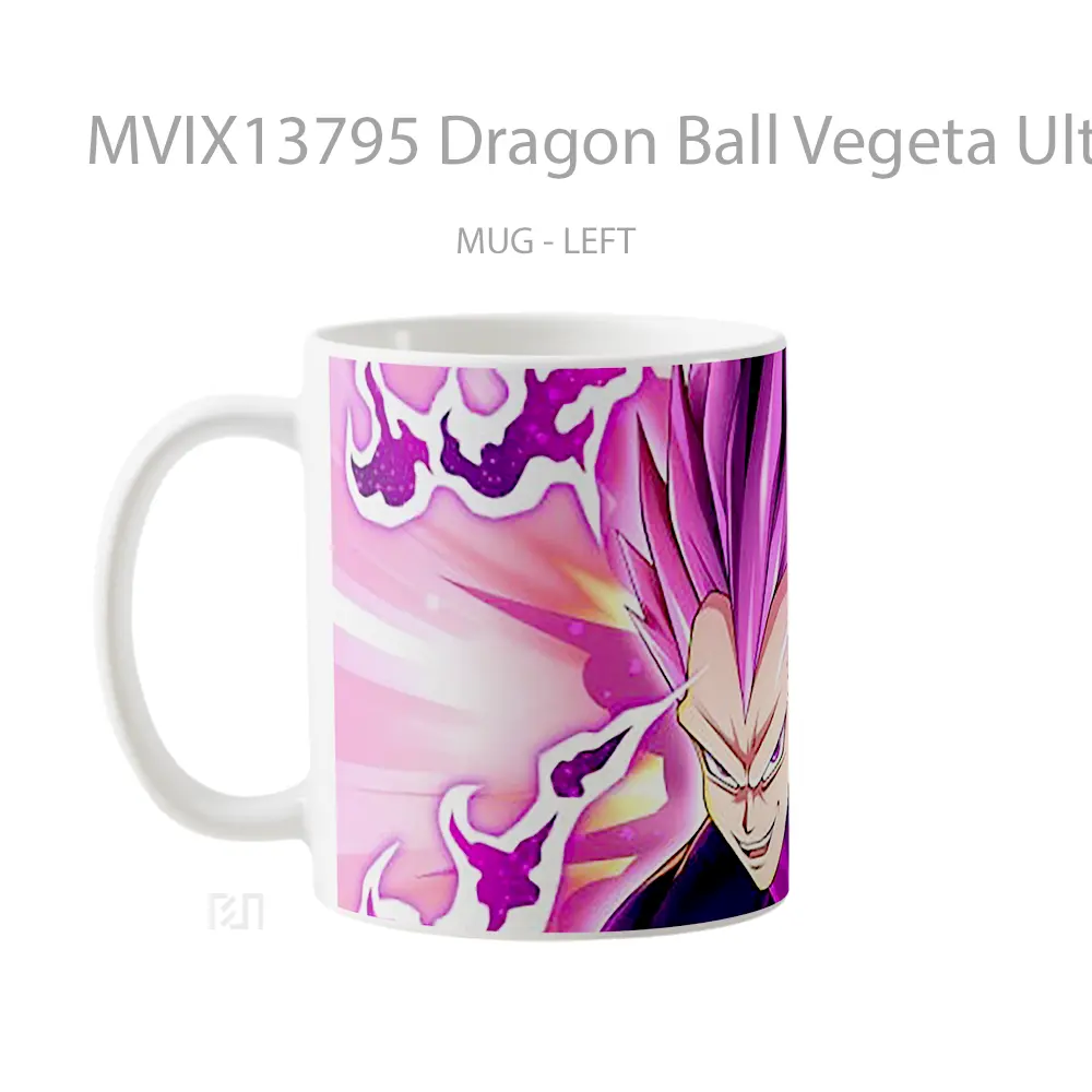 Mug Dragon Ball Vegeta Ultra Ego Cangkir Anime - All-side / Desain