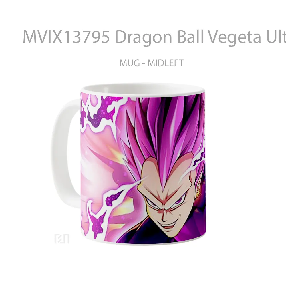 Mug Dragon Ball Vegeta Ultra Ego Cangkir Anime - All-side / Desain