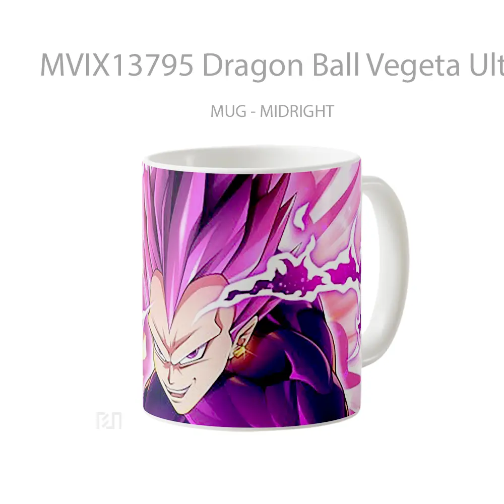 Mug Dragon Ball Vegeta Ultra Ego Cangkir Anime - All-side / Desain