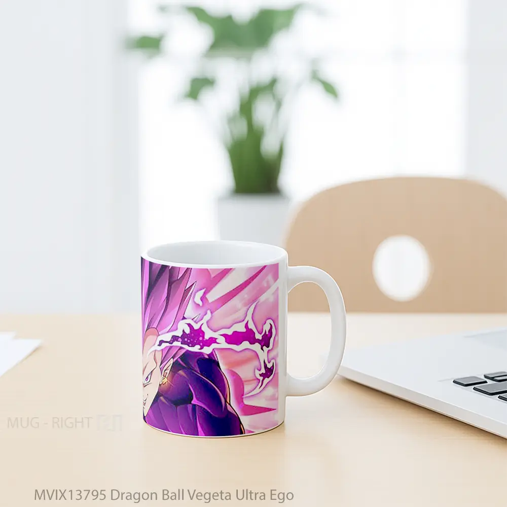 Mug Dragon Ball Vegeta Ultra Ego Cangkir Anime - All-side / Desain