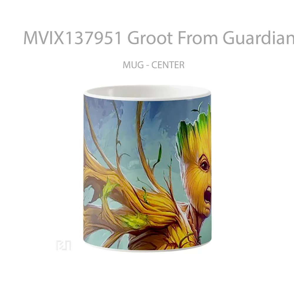 Mug Groot From Guardians Of The Galaxy Gelas Superhero
