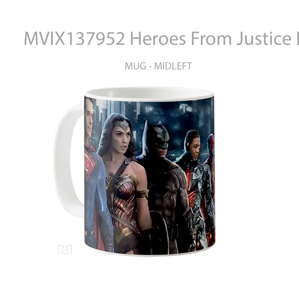 Mug Heroes From Justice League Gelas Superhero - All-side / Desain