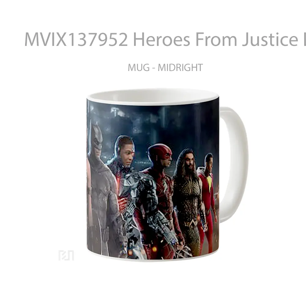 Mug Heroes From Justice League Gelas Superhero - All-side / Desain