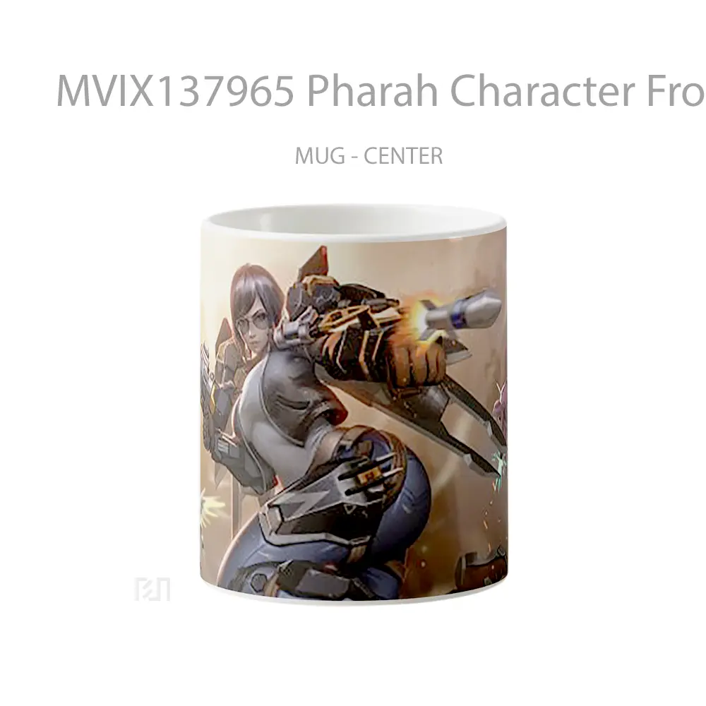 Mug Pharah Character From Overwatch Cangkir Gamer