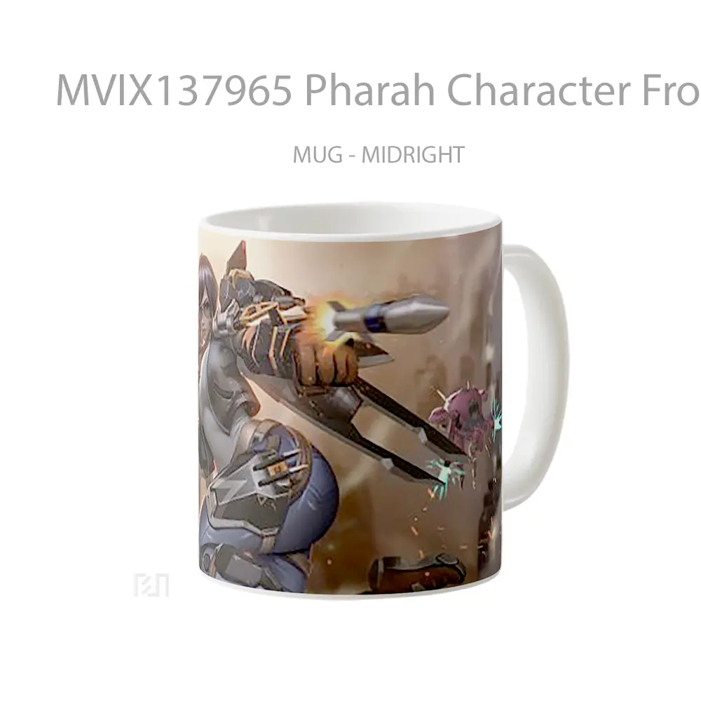 Mug Pharah Character From Overwatch Cangkir Gamer - All-side / Desain