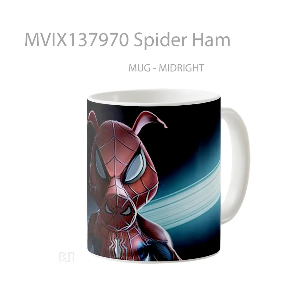 Mug Spider Ham Gelas Keramik Unik - All-side / Desain
