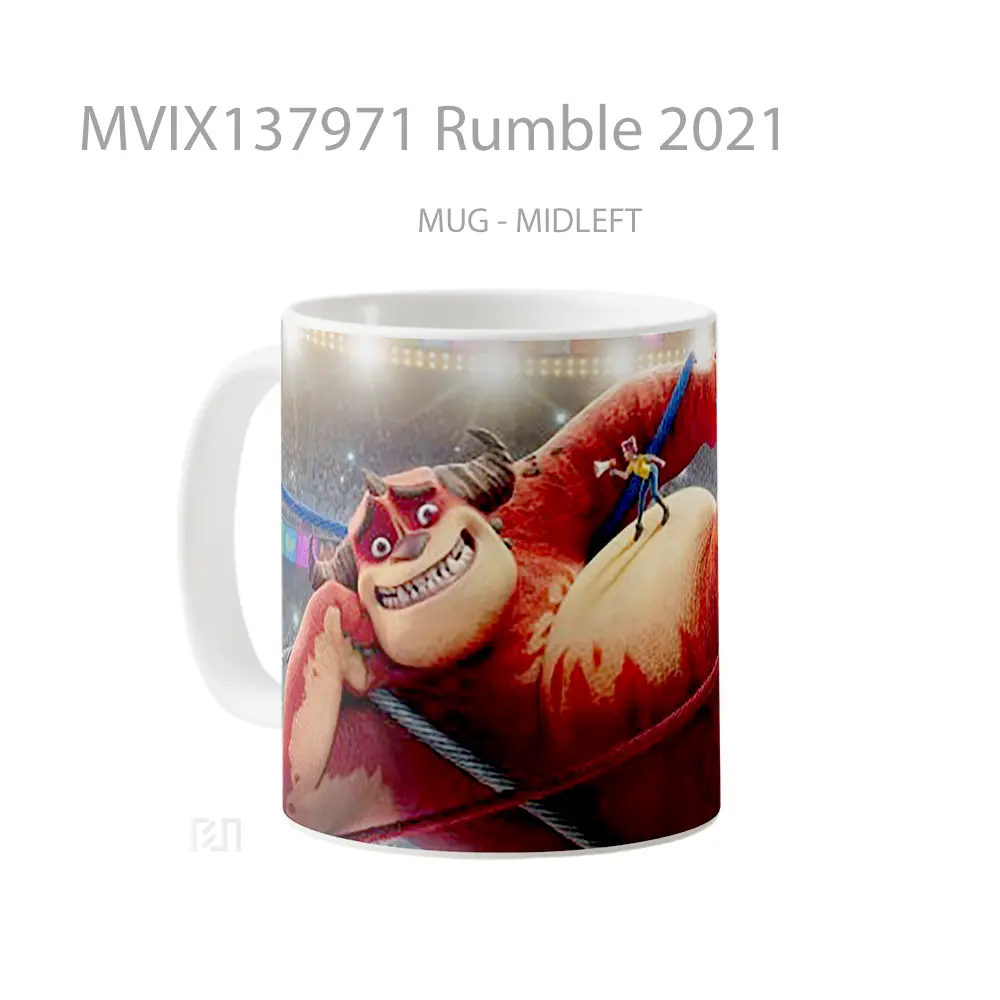 Mug Rumble 2021 Gelas Keramik Unik - All-side / Desain